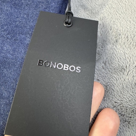 Bonobos Pants Mens 36x37 Heather Navy Slim Fit Italian Wool Dress Trousers‎ - Picture 5 of 16